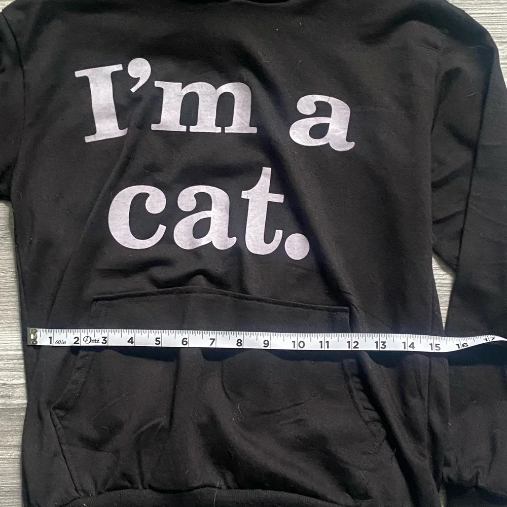 Black Cat Hoodie - I'm a Cat